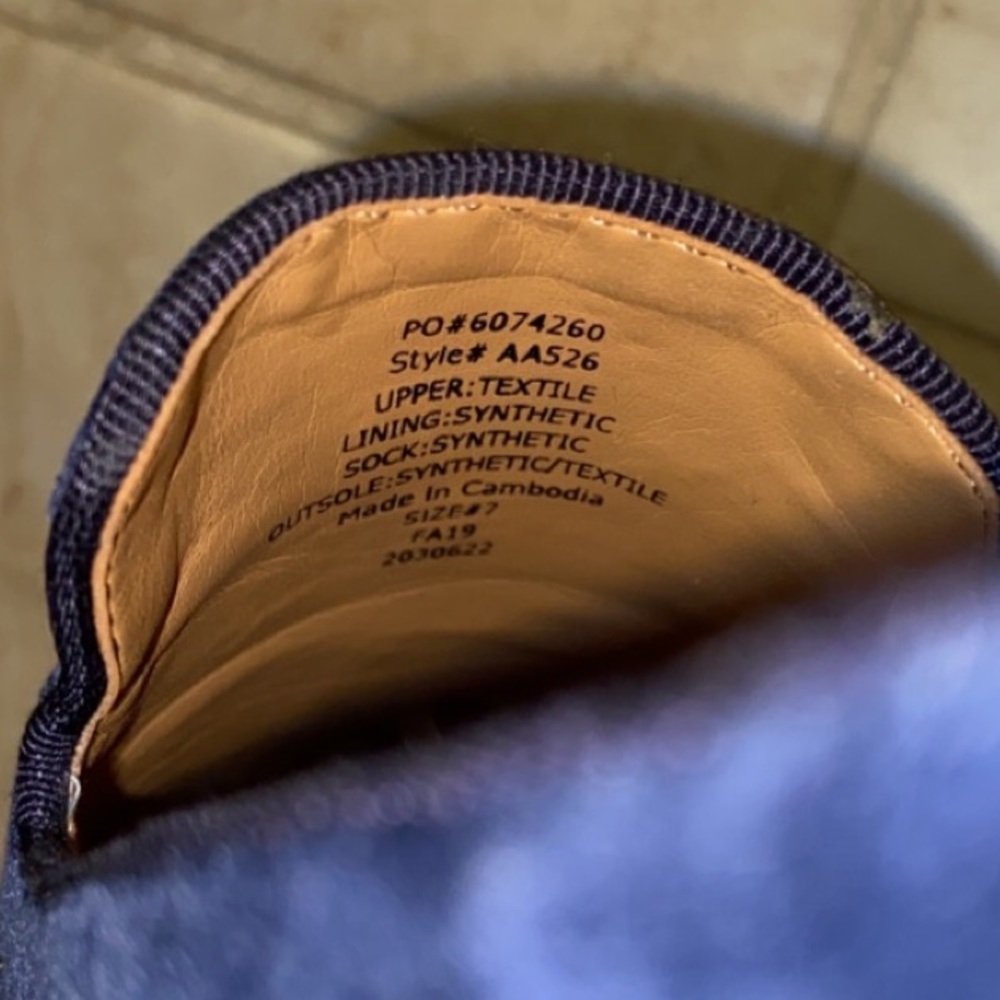 J. Crew Blue Velvet Loafers - Picture 6 of 6